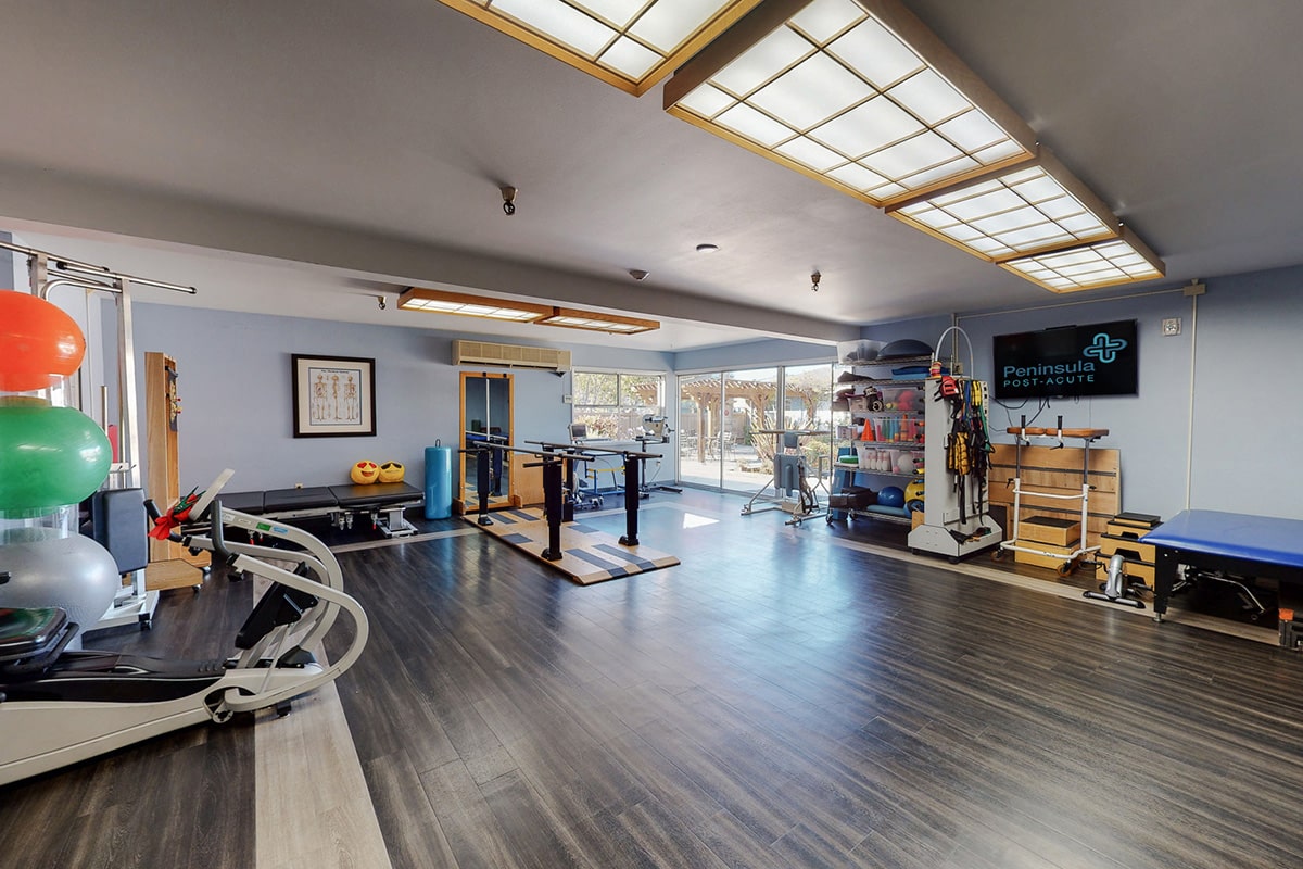 The Peninsula Post Acute rehab gym